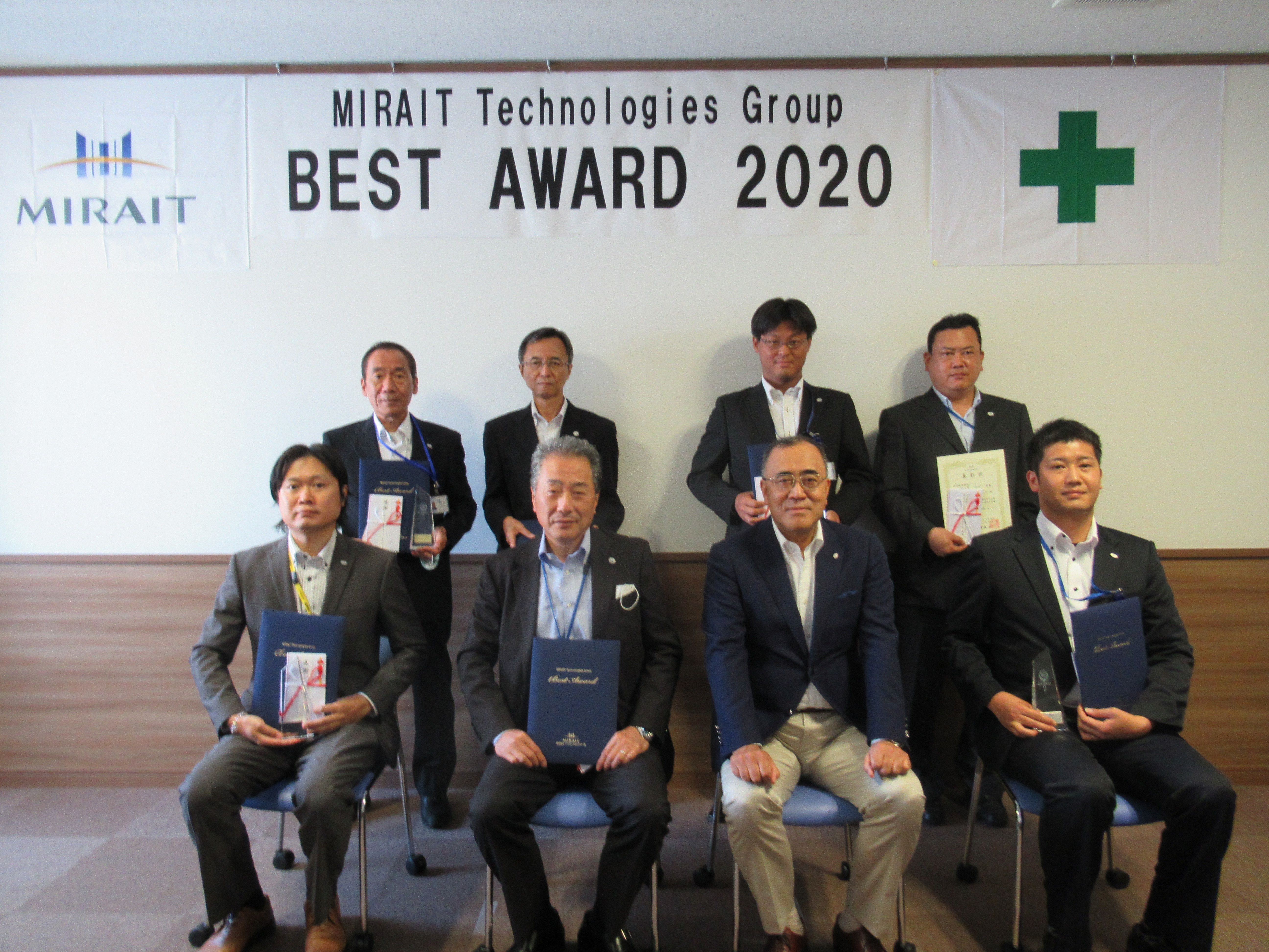 2020年6月8日　松原本社・和歌山技術センタで2020年度ベストアワード表彰式が行われました。