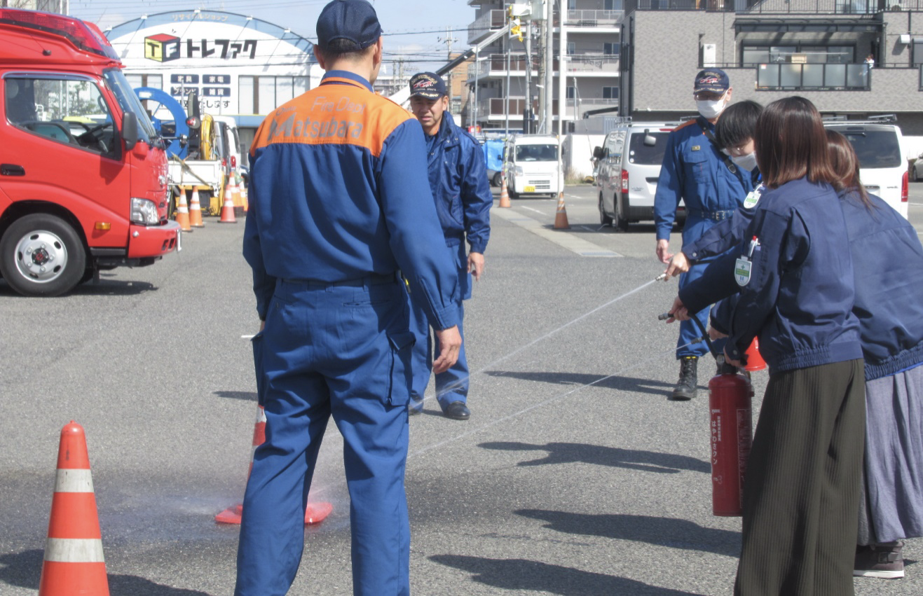 3月18日・27日　消防訓練を実施しました