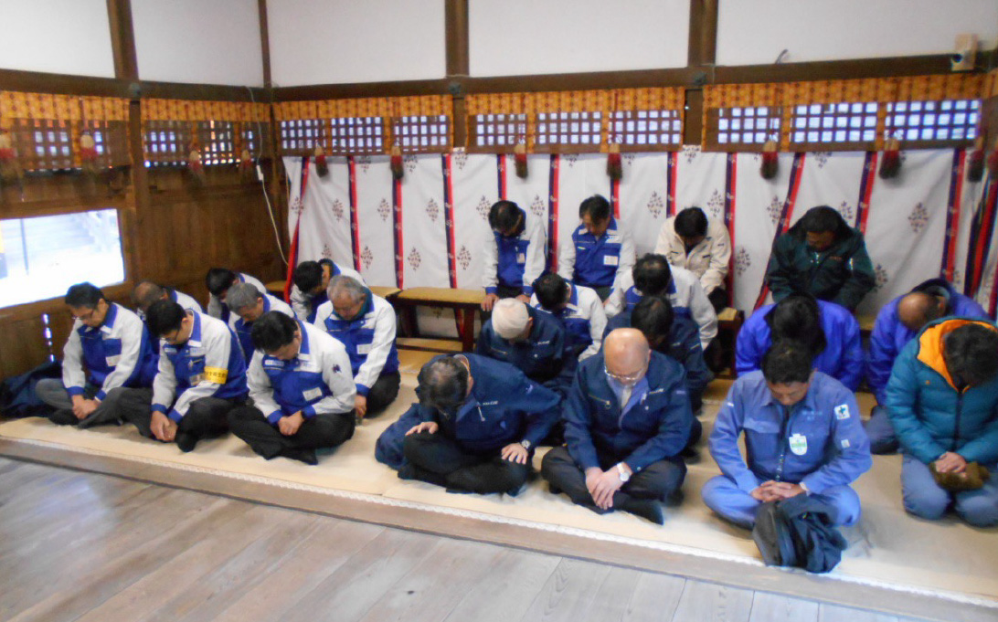 年始の安全祈願