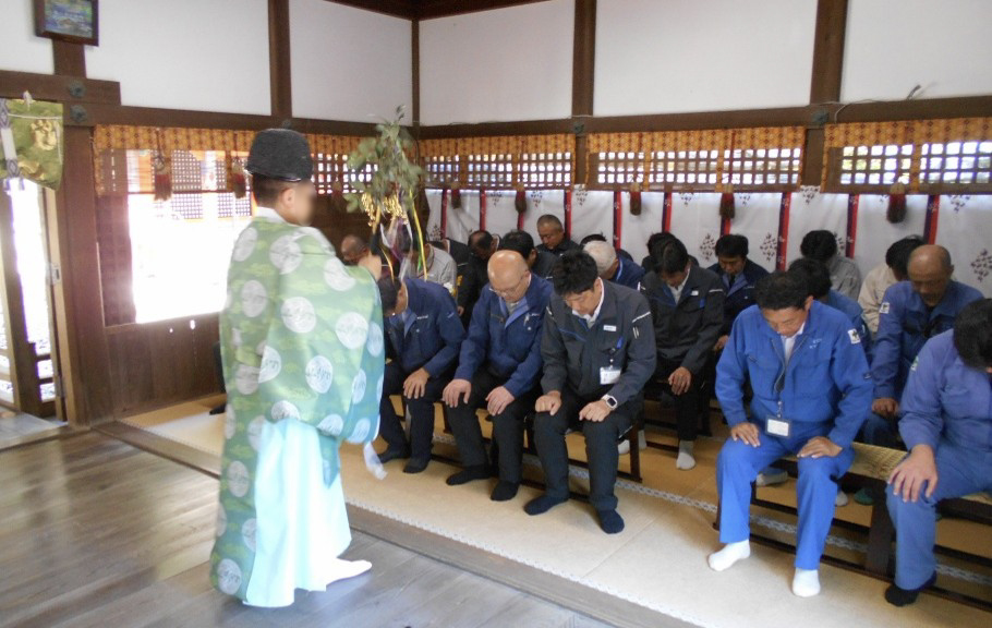 各拠点で安全祈願を行いました