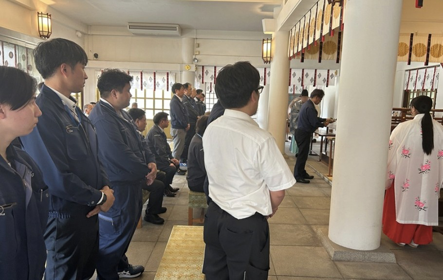 各拠点で安全祈願を行いました
